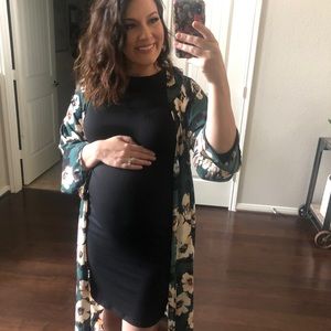 Pink blush maternity cover up